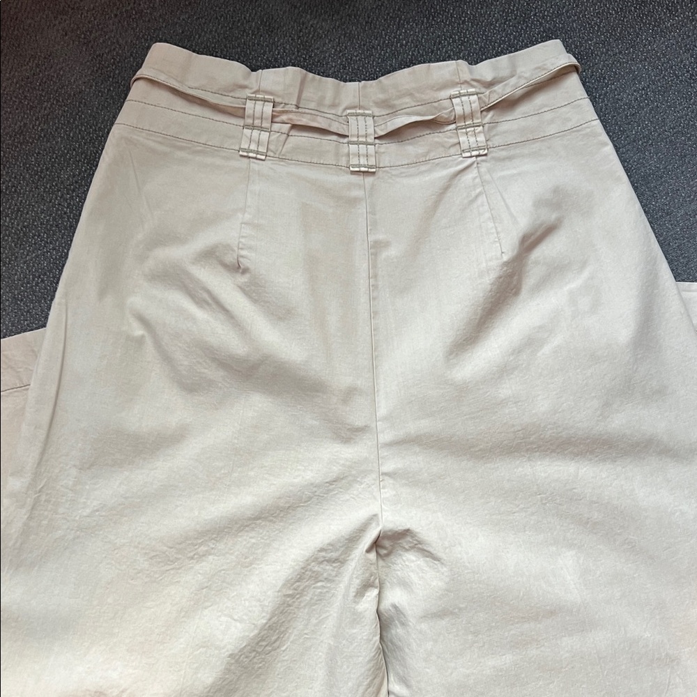 Free People Cream Straight Leg Jeans - Picture 4 of 6